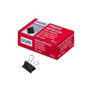 Pinzas Metálicas 32mm | Caja 12 Unidades